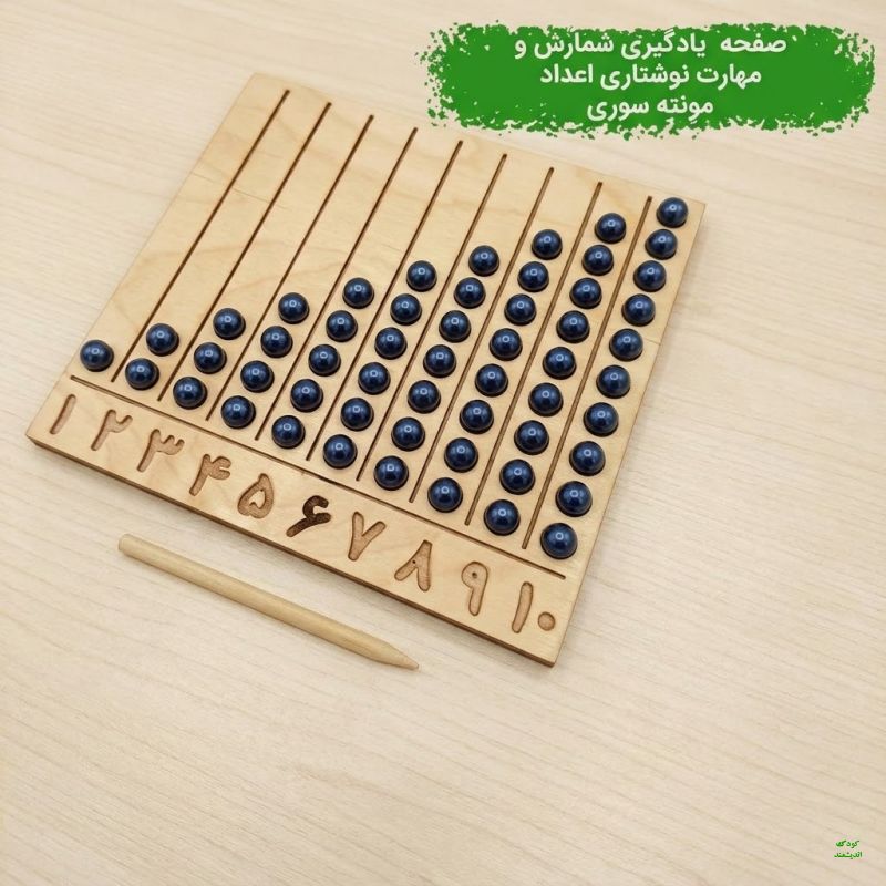  صفحه آموزشی شمارش و مهارت نوشتاری اعداد